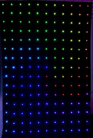 Lightmaxx LED Drop RGB 1x2 Meter